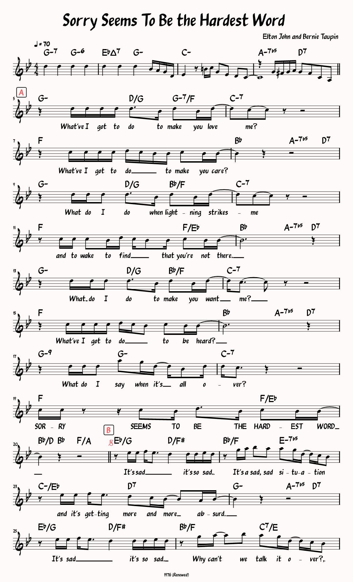 Sheet Music